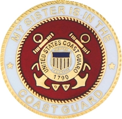 VIEW Coast Guard Sister Lapel Pin