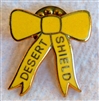 VIEW Desert Shield Yellow Ribbon Lapel Pin
