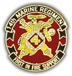 VIEW 14th Marines Lapel Pin