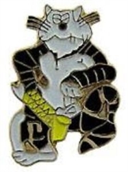 VIEW F-14 Tomcat Mascot Lapel Pin