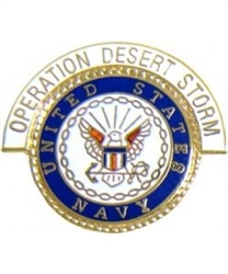 VIEW US Navy Desert Storm Lapel Pin