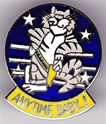 VIEW F-14 Tomcat Anytime Baby Lapel Pin