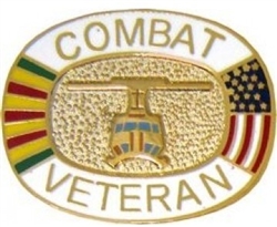 VIEW Vietnam Combat Veteran Lapel Pin