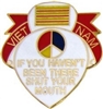 VIEW Shut Your Mouth Lapel Pin