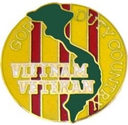 VIEW God Duty Country Vietnam Veteran Lapel Pin