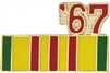 VIEW Vietnam Service 1967 Lapel Pin