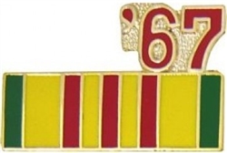 VIEW Vietnam Service 1967 Lapel Pin