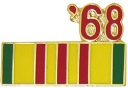 VIEW Vietnam Service 1968 Lapel Pin