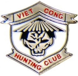 VIEW Viet Cong Hunting Club Lapel Pin