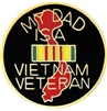 VIEW My Dad Is A Vietnam Veteran Lapel Pin