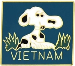 VIEW Vietnam Snoopy Lapel Pin