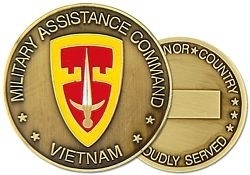 VIEW Military Assistance Command Vietnam Challenge Coin