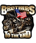 VIEW Brothers To The End Back Patch