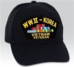 VIEW WWII-Korea-Vietnam Veteran Ball Cap