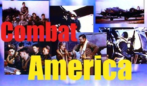 Color photos from the film Combat America, starring Clark Gable and the B-17s and men of the 351st Bombardment Group, 8th Air Force, flying from England against Nazi Germany.
