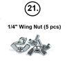 1/4" Wing Nut