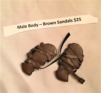 Shoes - 20" Brown Sandals
