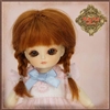 Ruby Red Galleria Honee-B - Red Mohair Wig With Braids CD0017A