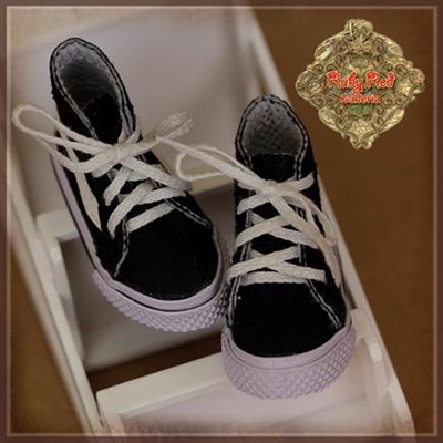 WH0075A 12â€ InMotion Girl Navy Sneakers