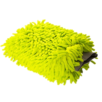 Microfiber Green Chenille Wash Mitt - AC_102_1