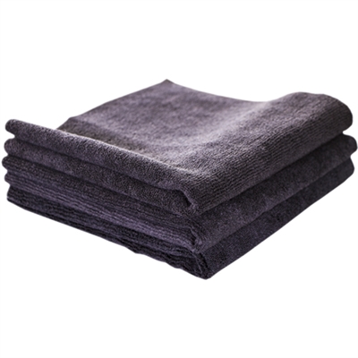 Midnight Black Edgeless Microfiber 16x16 (3-Pack) - MF_105_3