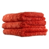 Fluffy Finish Red Microfiber 16x16 (3-Pack) - MF_111_3