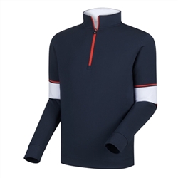 FootJoy Men's Layering-  Performance Half-Zip + Engineered Sleeves