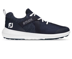 FootJoy FJ Flex Spikeless Shoes, Navy - Style #56102