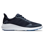 FootJoy FJ Flex Spikeless Shoes, Navy/White