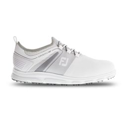 FootJoy FJ Superlites XP Golf Shoes, White/Grey