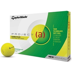 TaylorMade Project (a) Yellow Golf Balls (1 Dozen) *NEW*