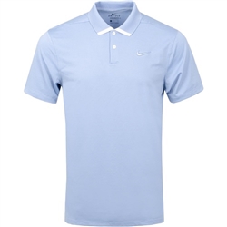 Mens Nike Dry Vapor Solid Polo Custom Logo Golf Shirt - Color Light Blue