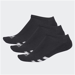 adidas Golf Socks- 3 Pack- Color Black