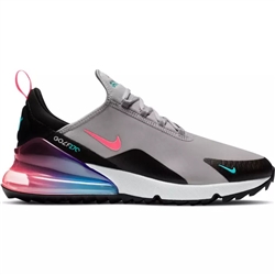 Nike Men's Air Max 270 G Spikeless Golf Shoe - Grey/Black/Multi