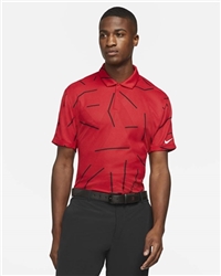 Nike Dri-FIT Tiger Woods Men’s Golf Polo, Gym Red/Black