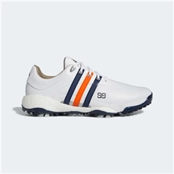 Adidas Men's Tour360 Gretzky Golf Shoes, White/Navy/Orange