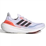 Adidas Men’s Ultraboost Light Running Shoes, White/Solar Red