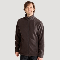 Mens Full Zip Fleece Golf Sweater