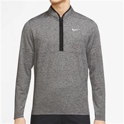 Nike Men’s Dri-Fit Victory Heather Half Zip, Black Heather