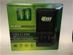 CR2 LI-ION 3V Rechargeable Rangefinder Battery & Charging Set