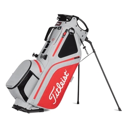 Titleist 2021 Hybrid 5 Stand Bag - Grey/Red