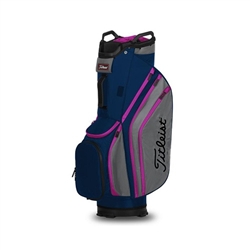 Titleist Cart 14 Lightweight Cart Bag - Navy/Charcoal/Magenta