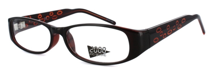 2099 Eyeglass Frame in Black