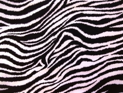 BLACK & WHITE ZEBRA PRINT