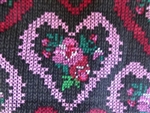 CROSS-STITCH PRINT HEARTS