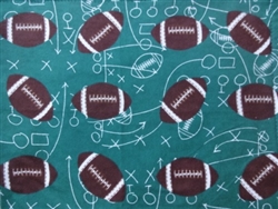 GREEN FOOTBALL FLANNEL