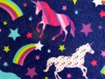 NAVY FLANNEL UNICORN