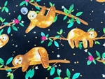 NEW! STARLIGHT SLOTHS  FLANNEL