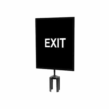 QueueWay - QWAYSIGN-11" X 14"-EXIT (Double Sided)