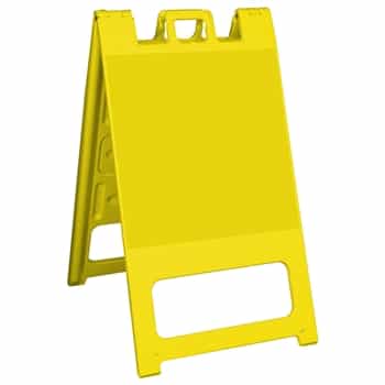 Squarecade 45 Sign Stand Yellow - NO SHEETING